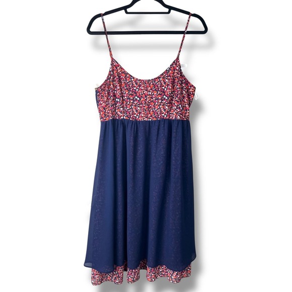Michael‎ Kors Dress Womens Medium Floral Sleeveless Tiered A-Line Summer Casual - Picture 7 of 9